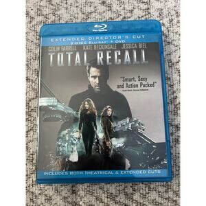Total Recall Colin Farrell Action Thriller Blu-Ray DVD Combo Movie